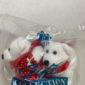NOS Avon Gift Collection Kiss-Me-Cubs Valentines Bears Magnetic Kissing Noses